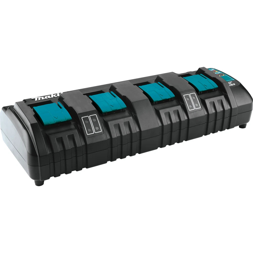 Makita DC18SF Lithium Ion Battery Charger, 18 Volt Rapid Optimum 4 Port Charger