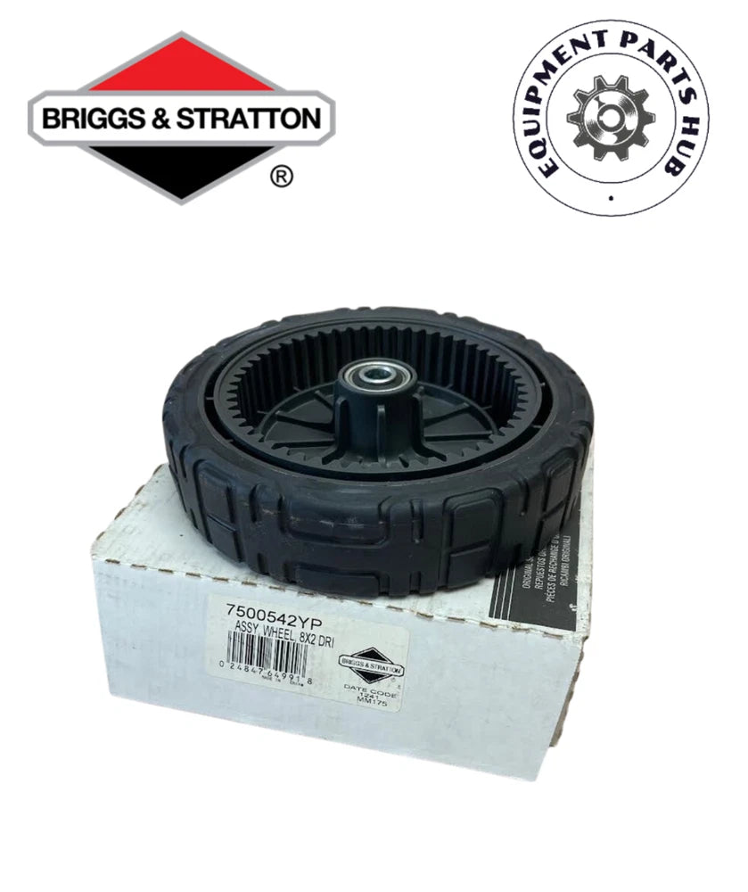 New Briggs & Stratton OEM 7500542YP Assy, Wheel, 8X2 Driv