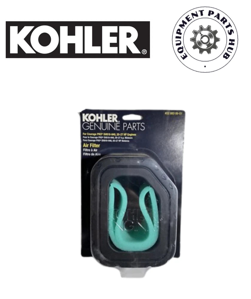 GENUINE OEM KOHLER PART # 32 883 06-S1 AIR FILTER; COURAGE PRO 32 083 06-S