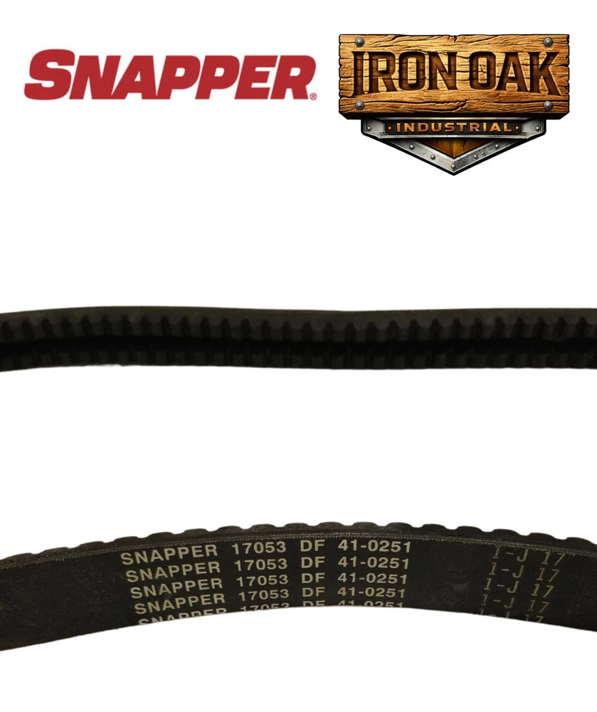 7017053, 17053 OEM  Snapper Belt Double Cog Flat Belt
