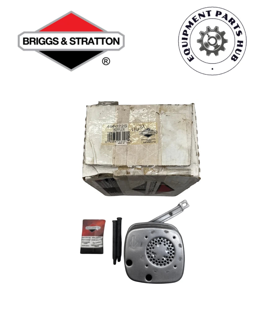 OEM Briggs & Stratton 496022S Muffler NOS & Hardware
