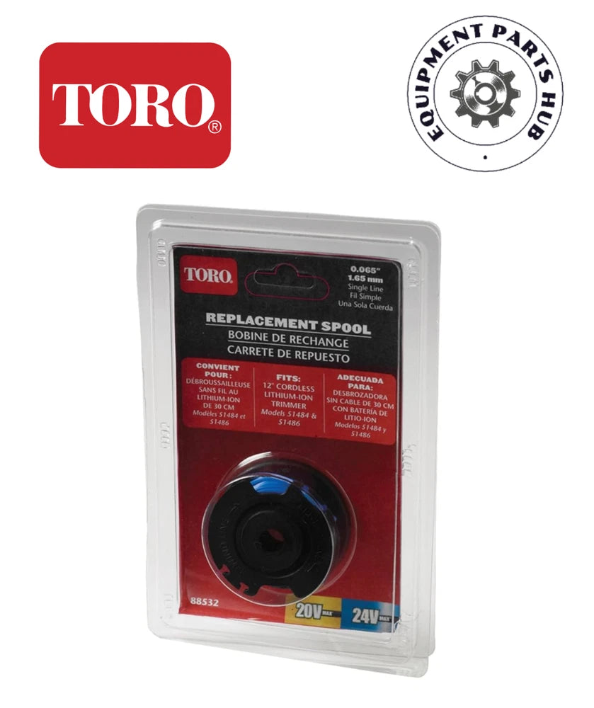 Toro 88532 12 in. Blue Single Line Replacement Trimmer Spool
