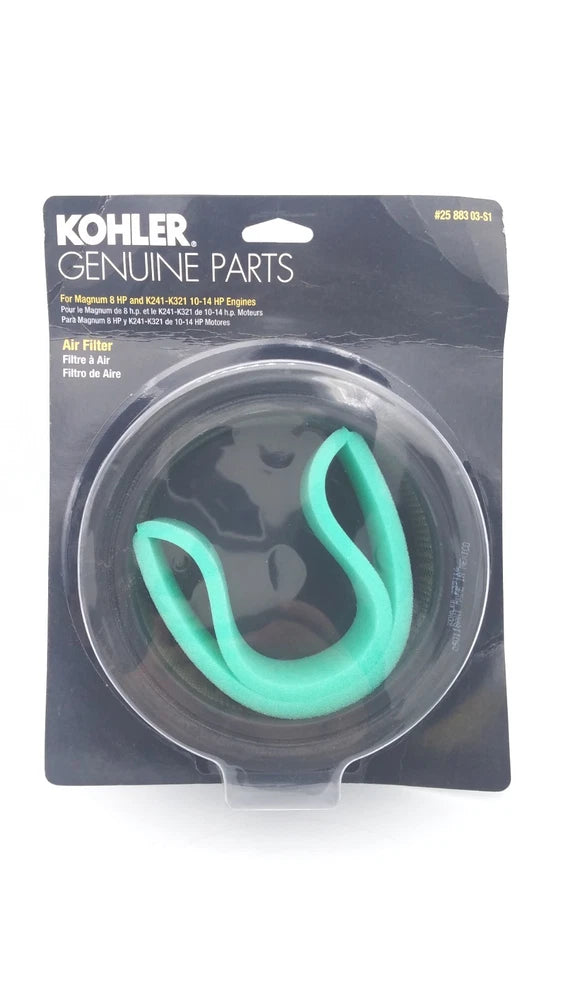 OEM Kohler Engines 25 883 03-S1 Air Filter/Pre Cleaner Kit 2588303