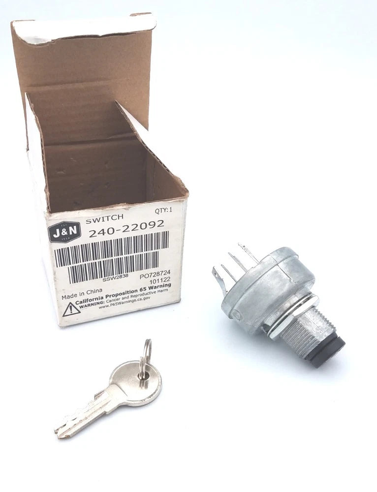 J&N 240-22092 Ign Switch for John Deere